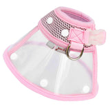 Maxbell Maxbell Dog Cat Elizabethan Medical Wound Cure Cone Pet Anti-bite Collar Pink  L