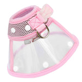 Maxbell Maxbell Dog Cat Elizabethan Medical Wound Cure Cone Pet Anti-bite Collar Pink  L