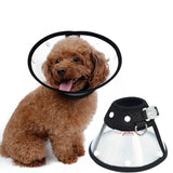 Maxbell Dog Cat Elizabethan Medical Wound Cure Cone Pet Anti-bite Collar Black XL