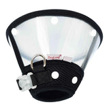 Maxbell Maxbell Dog Cat Elizabethan Medical Wound Cure Cone Pet Anti-bite Collar Black XL