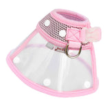 Maxbell Maxbell Dog Cat Elizabethan Medical Wound Cure Cone Pet Anti-bite Collar Pink XL