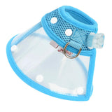 Maxbell Dog Cat Elizabethan Medical Wound Cure Cone Pet Anti-bite Collar Blue XL