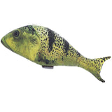 Maxbell Maxbell Lifelike Fish Pet Cat Mint Play Velvet Catnip Interactive Toy Yellow