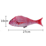 Maxbell Maxbell Lifelike Fish Pet Cat Mint Play Velvet Catnip Interactive Toy Pink