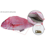 Maxbell Maxbell Lifelike Fish Pet Cat Mint Play Velvet Catnip Interactive Toy Pink