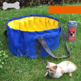 Maxbell Foldable Pet Dog Cat Shower Bathtub Indoor Outdoor Bath Tub Pool Pond Blue