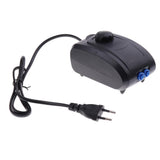 Maxbell Maxbell EU Plug Aquarium Air Pump Fish Tank Airpump Pond Oxygen Pump Black - 2 holes