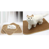 Maxbell Summer Antistatic Pet Dog Cat Cooling Mat Rattan Mattress Soft Cushion Bed L
