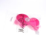 Maxbell Maxbell Dual-use Pet Dog Cat Food Water Fountain Dish Feeder Plastic Twin Bowl Rose Red