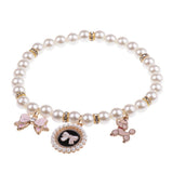Maxbell Maxbell Fashion Pet Cat Dog Beads Pendant Necklace Charm Neck Collar Adjustable #4
