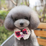 Maxbell New Pet Puppy Dog Cat Bowtie Bow Tie Adjustable Dog Collar Pet Supplies 2#M