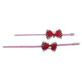 Maxbell Maxbell Dog Neck Collars Adjustable Buckle Dog Pet Cat Puppy PU Bell Collar 1#M