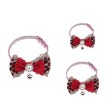Maxbell Maxbell Dog Neck Collars Adjustable Buckle Dog Pet Cat Puppy PU Bell Collar 1#M