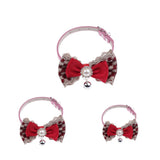 Maxbell Maxbell Dog Neck Collars Adjustable Buckle Dog Pet Cat Puppy PU Bell Collar 1#M