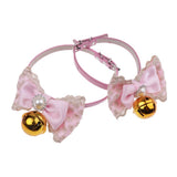 Maxbell Maxbell Dog Neck Collars Adjustable Buckle Dog Pet Cat Puppy PU Bell Collar 5#S