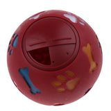 Maxbell Maxbell Dog Food Dispenser Ball Pet Play Treat Feeder Puppy Chew Toy    Red  M