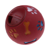 Maxbell Maxbell Dog Food Dispenser Ball Pet Play Treat Feeder Puppy Chew Toy    Red  M