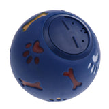 Maxbell Maxbell Dog Food Dispenser Ball Pet Play Treat Feeder Puppy Chew Toy    Blue S