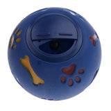 Maxbell Maxbell Dog Food Dispenser Ball Pet Play Treat Feeder Puppy Chew Toy    Blue S