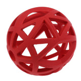Maxbell Pet Dog Cat Chewing Toy Interactive Training Ball Exercise Toy Red - S - Aladdin Shoppers