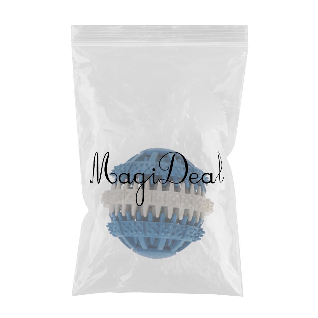 Maxbell Maxbell Toothed Design Pet Dog Cat Chewing Toy Interactive Training Ball Blue - S