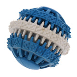 Maxbell Maxbell Toothed Design Pet Dog Cat Chewing Toy Interactive Training Ball Blue - S