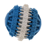 Maxbell Maxbell Toothed Design Pet Dog Cat Chewing Toy Interactive Training Ball Blue - L