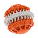 Maxbell Maxbell Toothed Design Pet Dog Cat Chewing Toy Interactive Training Ball Orange - L