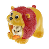 Maxbell Maxbell Hamster Hideout Hut Summer Cool House for Small Pets Gerbil Mouse Big Lion