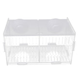 Maxbell Maxbell Aquarium Young Fish Breeding Hatchery Incubator Isolation Box Suction cup