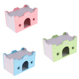 Maxbell Maxbell House Bed Cage Nest for Small Animal Pet Hamster Guinea Pig Castle Toy Pink