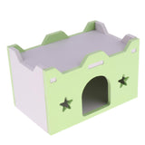 Maxbell Maxbell House Bed Cage Nest for Small Animal Pet Hamster Guinea Pig Castle Toy Green