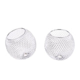 Maxbell Iron Table Lamp Shade Modern Standard Lamp Shade Small Lamp Shade Silver #3 - Aladdin Shoppers