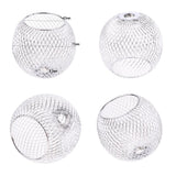 Maxbell Iron Table Lamp Shade Modern Standard Lamp Shade Small Lamp Shade Silver #3 - Aladdin Shoppers