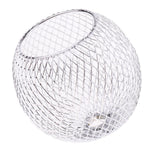 Maxbell Iron Table Lamp Shade Modern Standard Lamp Shade Small Lamp Shade Silver #3 - Aladdin Shoppers