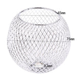 Maxbell Iron Table Lamp Shade Modern Standard Lamp Shade Small Lamp Shade Silver #3 - Aladdin Shoppers