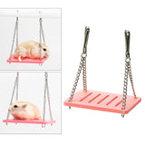 Maxbell Maxbell Pet Hamster Mouse Wood Swing Hammock Play Toy Small Animal Cage Hanging  #2