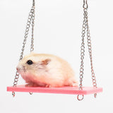 Maxbell Maxbell Pet Hamster Mouse Wood Swing Hammock Play Toy Small Animal Cage Hanging  #2