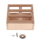Maxbell Maxbell Small Pet Rabbits Guinea Pig Wooden Rack Feeder Hay Grass Nesting Holder #2