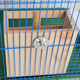 Maxbell Maxbell Small Pet Rabbits Guinea Pig Wooden Rack Feeder Hay Grass Nesting Holder #2