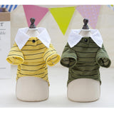 Maxbell Maxbell Pet Puppy Coat Dog Lovely T-shirt Outwear with printing Whale Yellow XL