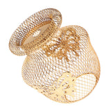 Maxbell Iron Table Lamp Shade Modern Standard Lamp Shade Small Lamp Shade Gold #1 - Aladdin Shoppers