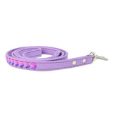 Maxbell Maxbell Colorful Weave Pet Dog Leash Leads Walking Traction Rope Cord Purple S