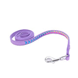Maxbell Maxbell Colorful Weave Pet Dog Leash Leads Walking Traction Rope Cord Purple S