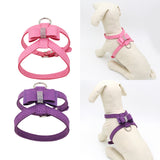 Maxbell Maxbell Bowknot Adjustable Chest Strap Belt Harness Dog Vest Harness M Pink