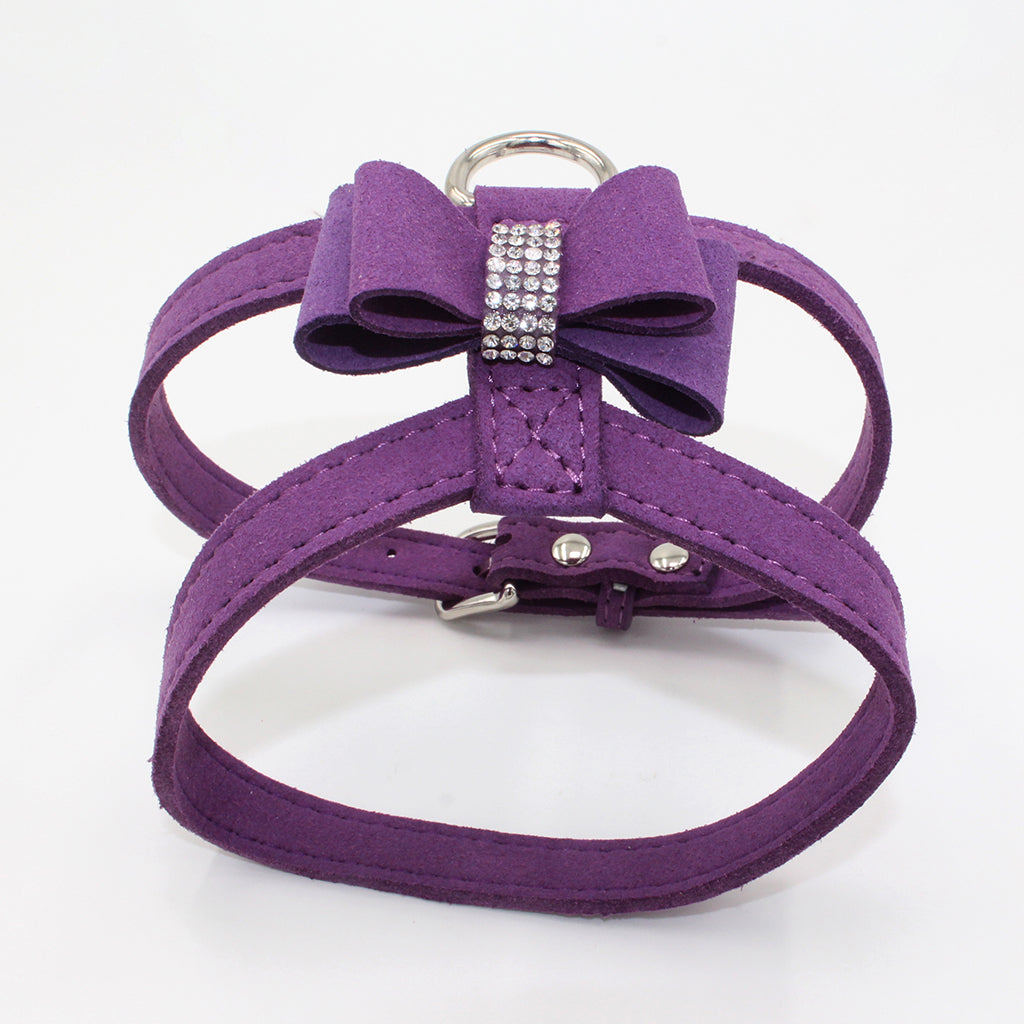Maxbell Maxbell Bowknot Adjustable Chest Strap Belt Harness Dog Vest Harness S Deep Purple