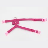 Maxbell Maxbell HP052 Adjustable Pet Dog Vest Harness Puppy Leash Training Collar Rose Red-M