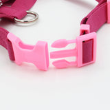 Maxbell Maxbell HP052 Adjustable Pet Dog Vest Harness Puppy Leash Training Collar Rose Red-S
