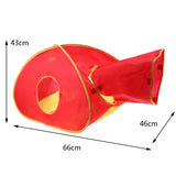 Maxbell Pet Dog Cat Folding Sleeping Tent Outdoor Indoor Camping Tent Red