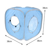 Maxbell Maxbell Pet Dog Cat Folding Sleeping Tent Outdoor Indoor Camping Tent Blue